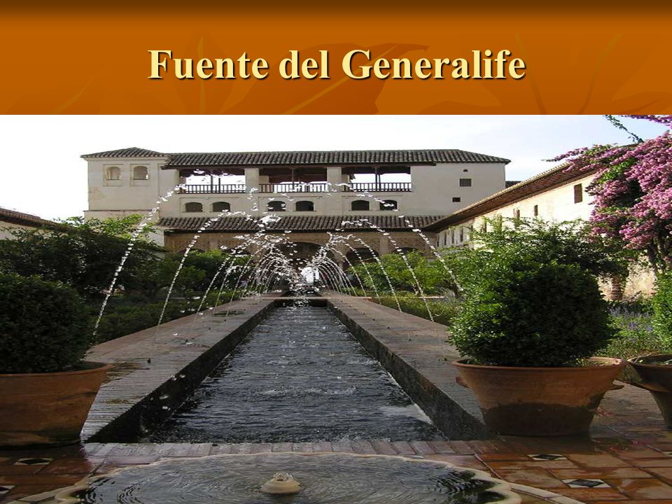 Fuente del Generalife