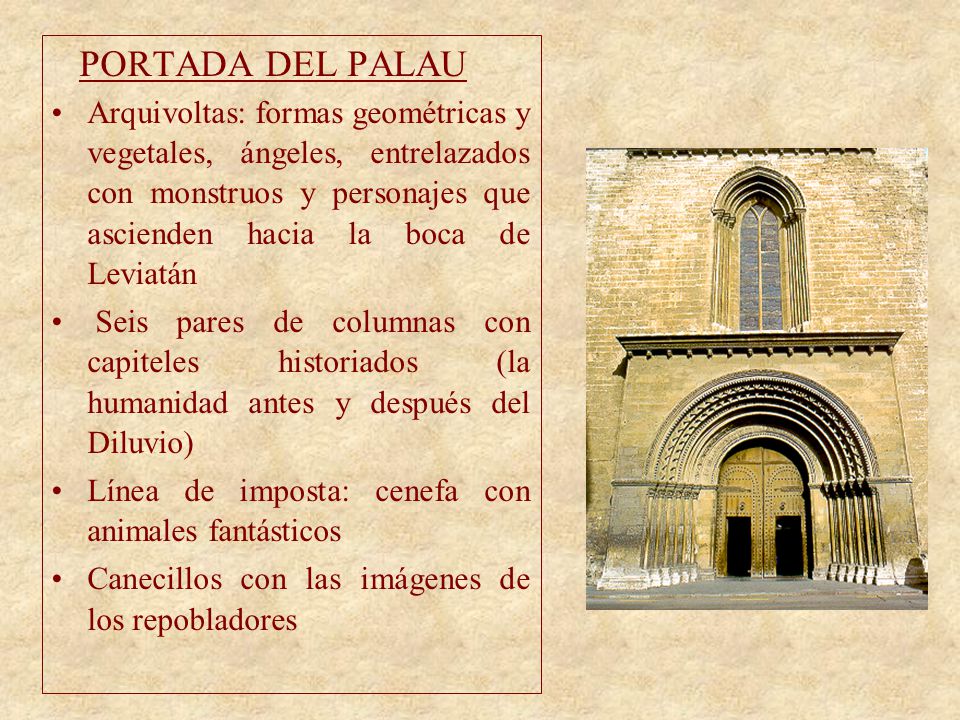 PORTADA DEL PALAU