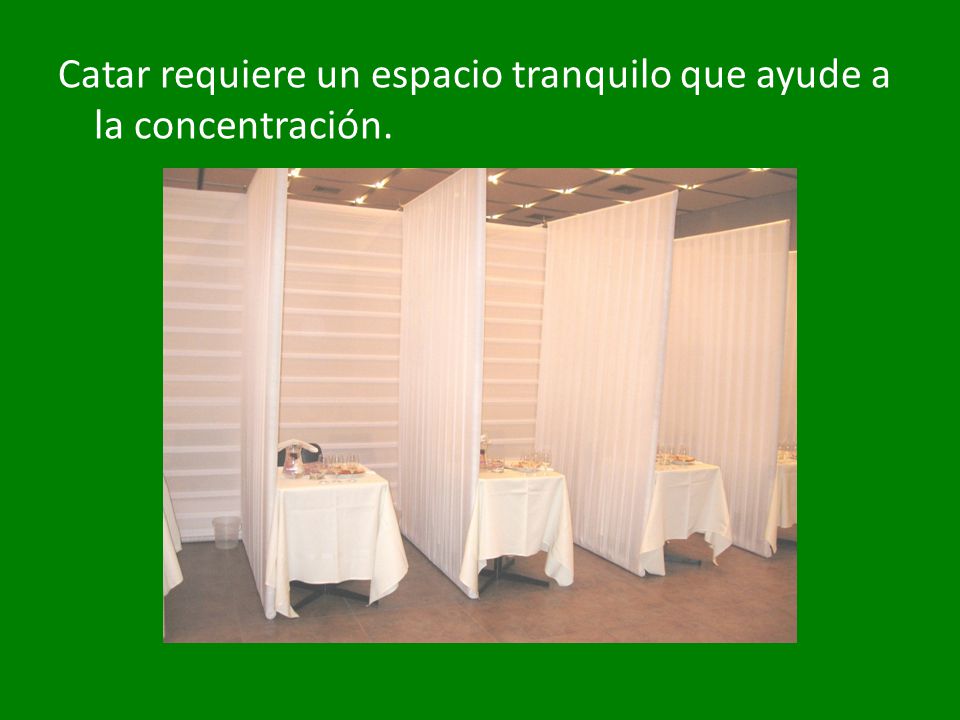 Catar requiere un espacio tranquilo que ayude a la concentración.