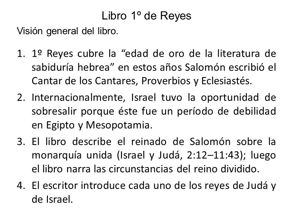 El escritor introduce cada uno de los reyes de Judá y de Israel.
