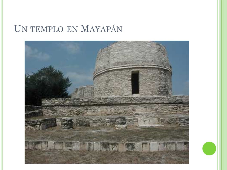 Un templo en Mayapán