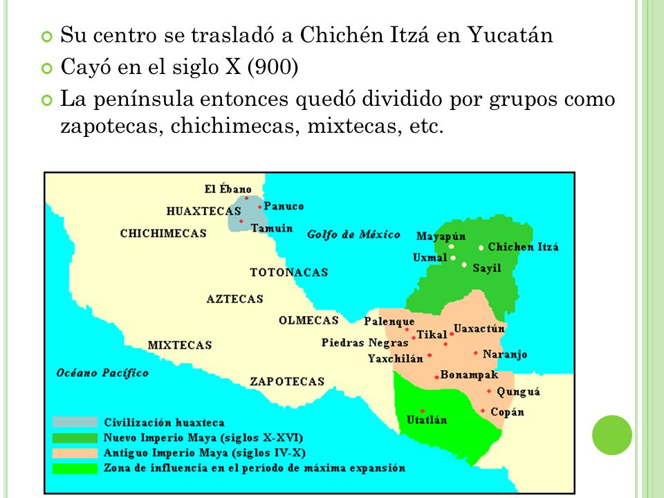 Su centro se trasladó a Chichén Itzá en Yucatán