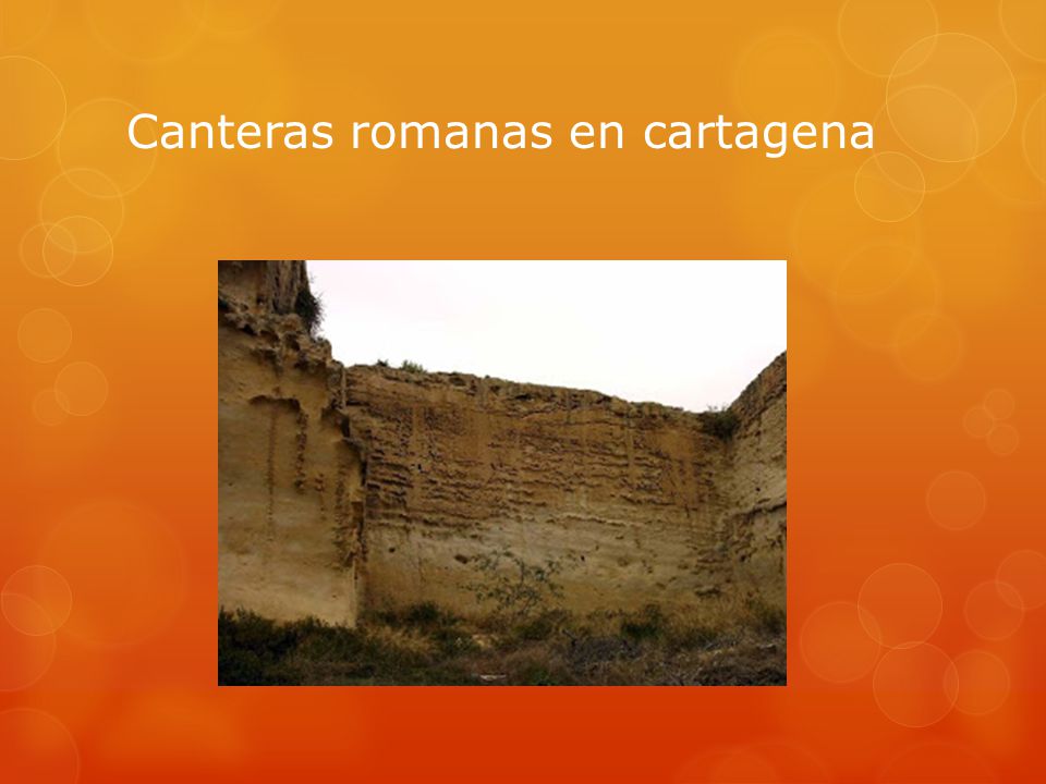 Canteras romanas en cartagena