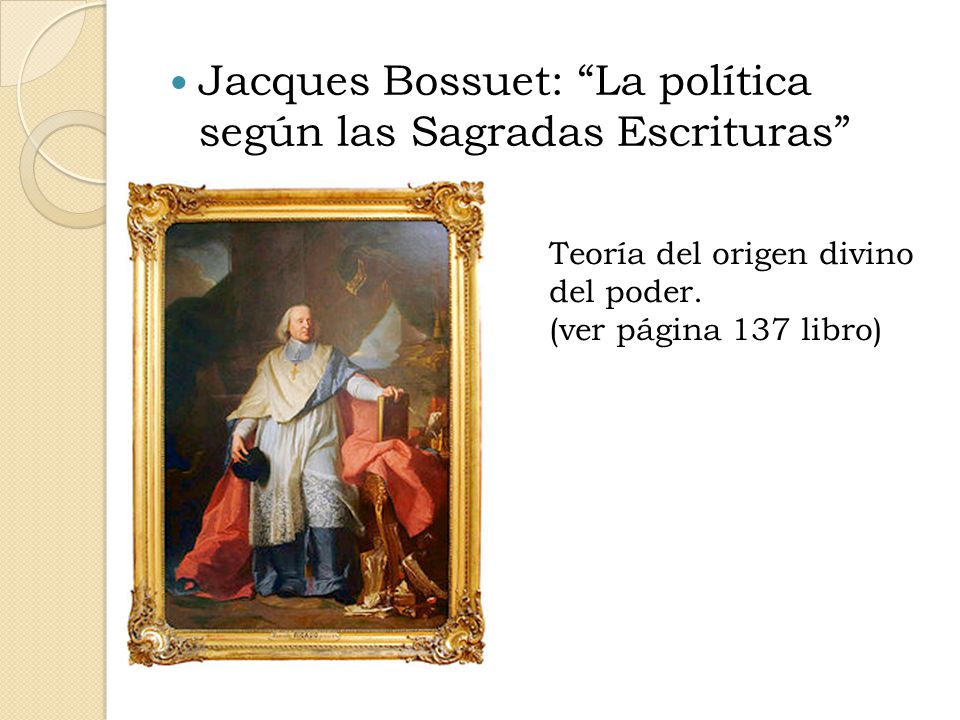 Jacques Bossuet: La política según las Sagradas Escrituras