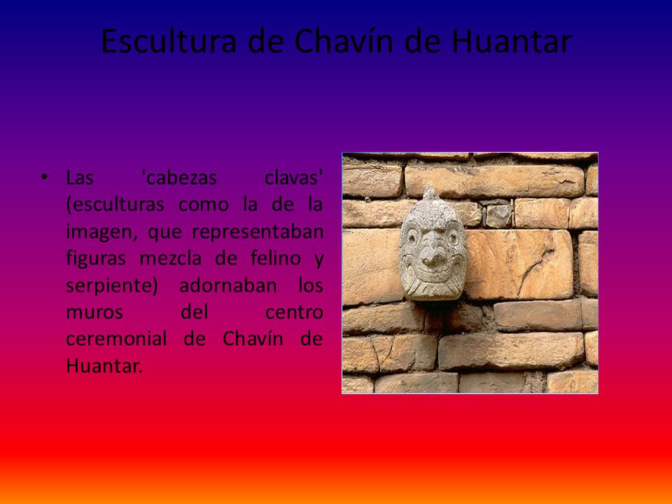 Escultura de Chavín de Huantar