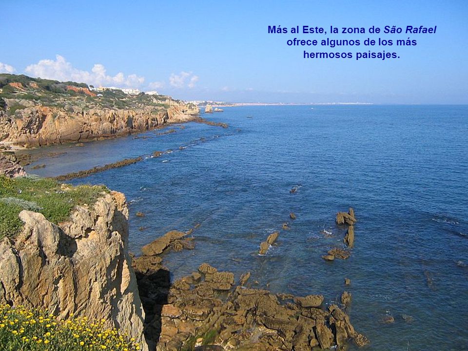 Más al Este, la zona de São Rafael ofrece algunos de los más hermosos paisajes.