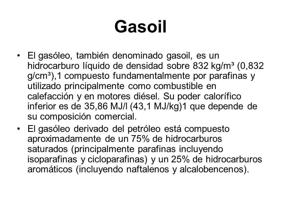 Gasoil