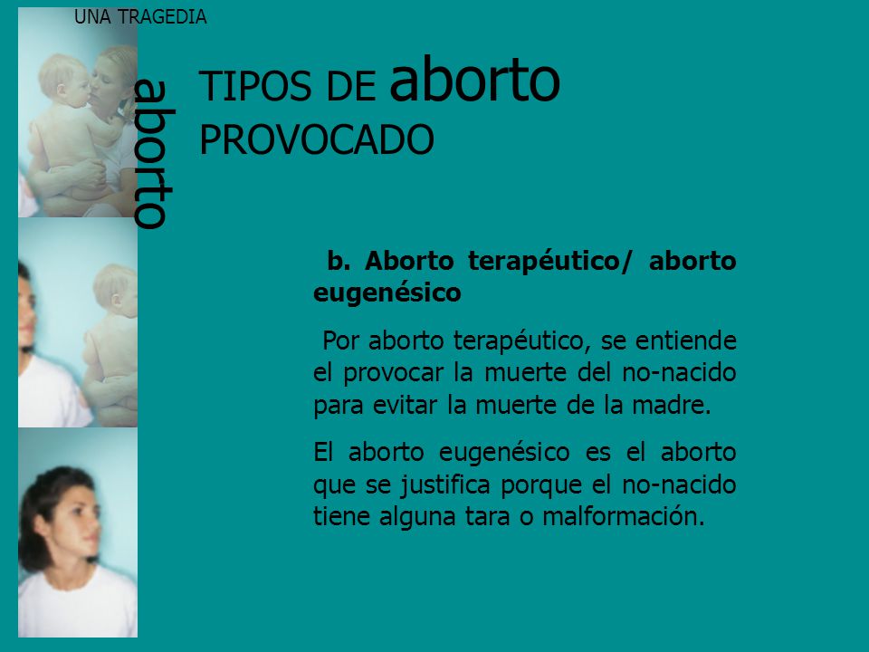 aborto TIPOS DE aborto PROVOCADO