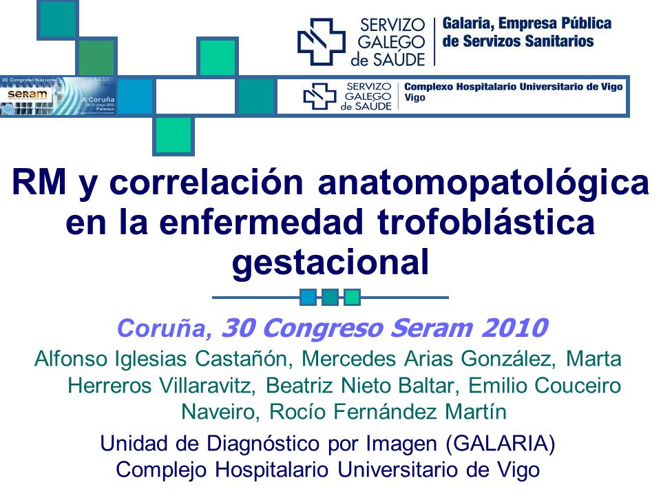 RM y correlación anatomopatológica en la enfermedad trofoblástica gestacional