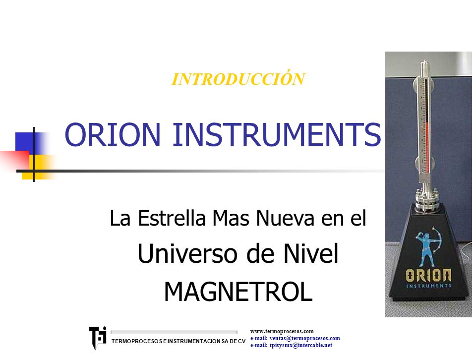 La Estrella Mas Nueva en el Universo de Nivel MAGNETROL