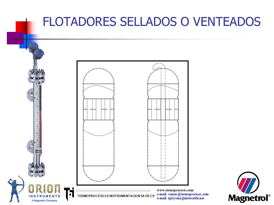 FLOTADORES SELLADOS O VENTEADOS