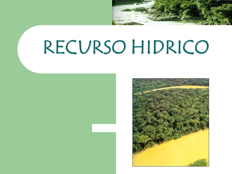 RECURSO HIDRICO