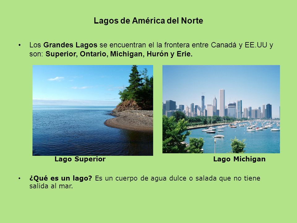 Lagos de América del Norte