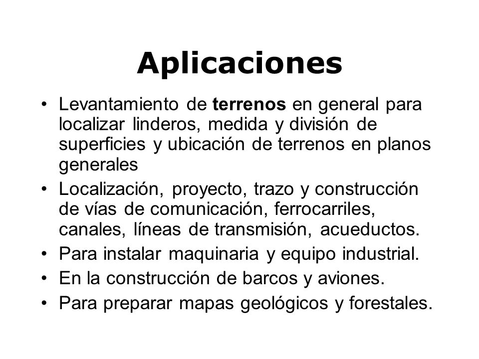 Aplicaciones