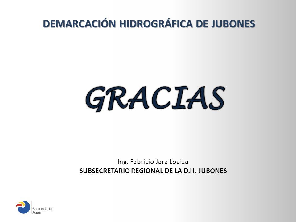 DEMARCACIÓN HIDROGRÁFICA DE JUBONES