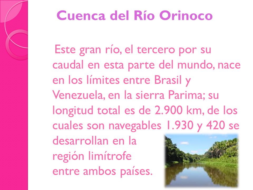 Cuenca del Río Orinoco
