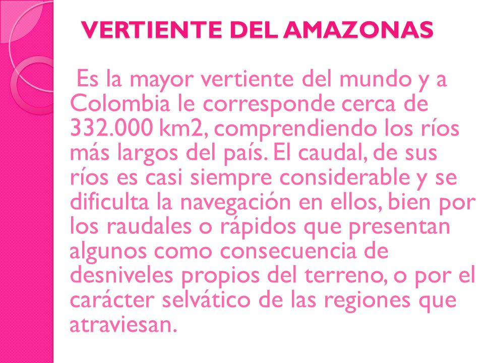 VERTIENTE DEL AMAZONAS