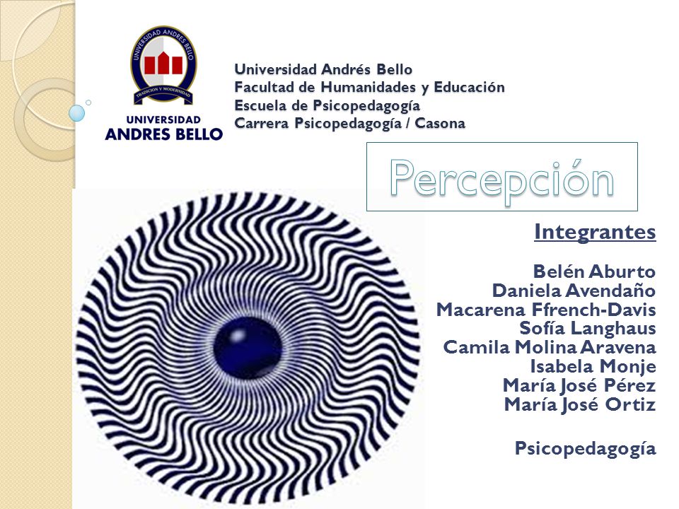 Universidad Andrés Bello Facultad de Humanidades y Educación Escuela de Psicopedagogía Carrera Psicopedagogía / Casona