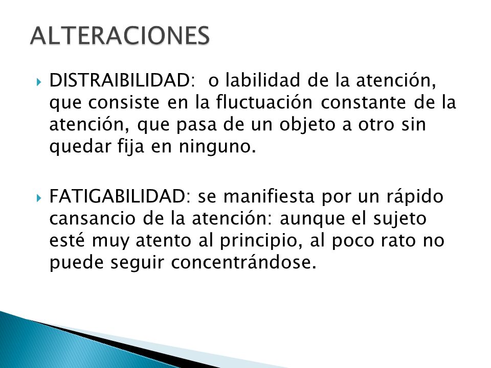 ALTERACIONES