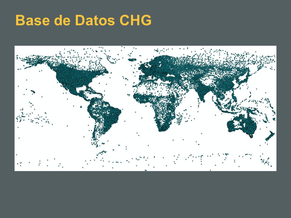 Base de Datos CHG 1st – compile station data both historical and current