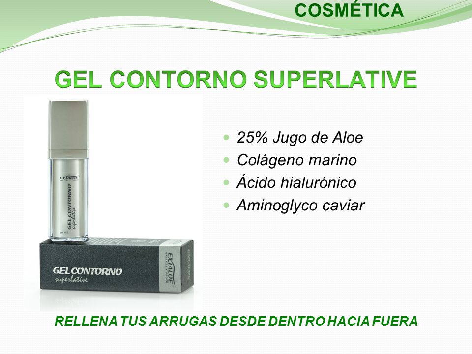 GEL CONTORNO SUPERLATIVE RELLENA TUS ARRUGAS DESDE DENTRO HACIA FUERA