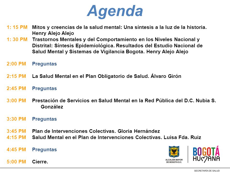 Agenda 1: 15 PM 1: 30 PM 2:00 PM 2:15 PM 2:45 PM 3:00 PM 3:30 PM