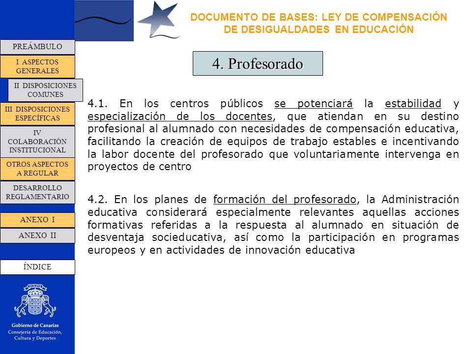 DOCUMENTO DE BASES: LEY DE COMPENSACIÓN DE DESIGUALDADES EN EDUCACIÓN