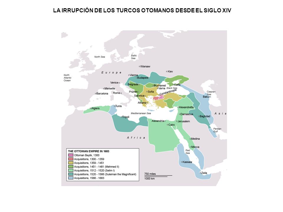 LA IRRUPCIÓN DE LOS TURCOS OTOMANOS DESDE EL SIGLO XIV