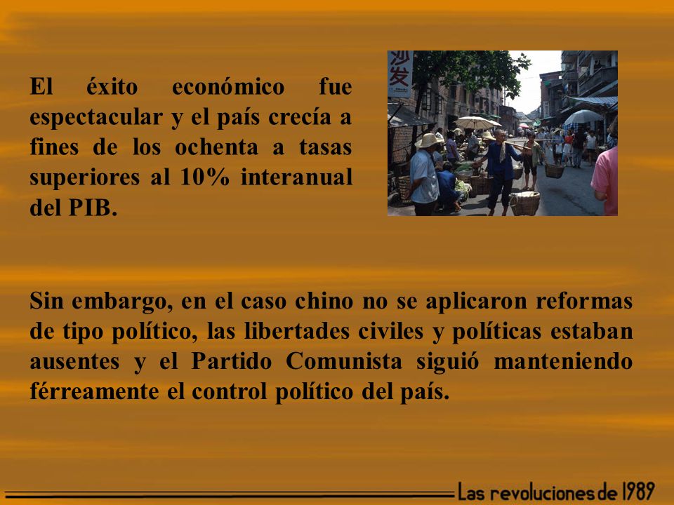 El éxito económico fue espectacular y el país crecía a fines de los ochenta a tasas superiores al 10% interanual del PIB.