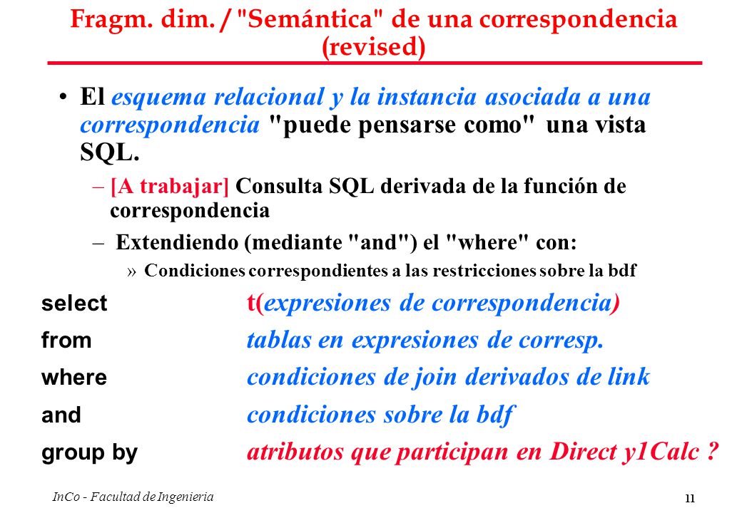 Fragm. dim. / Semántica de una correspondencia (revised)