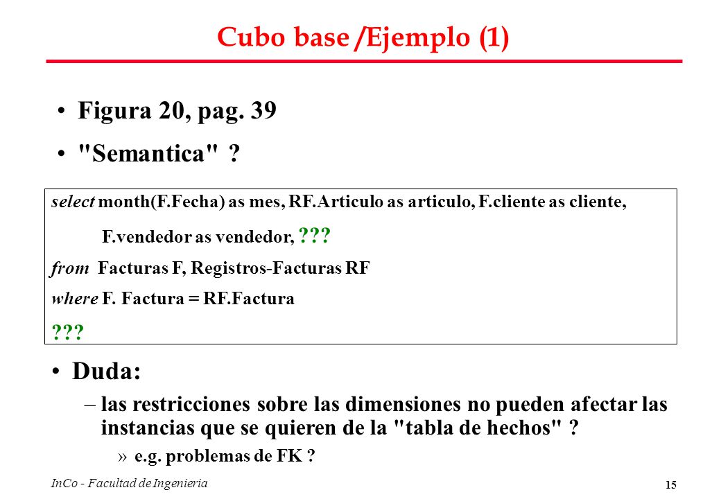 Cubo base /Ejemplo (1) Figura 20, pag. 39 Semantica Duda: