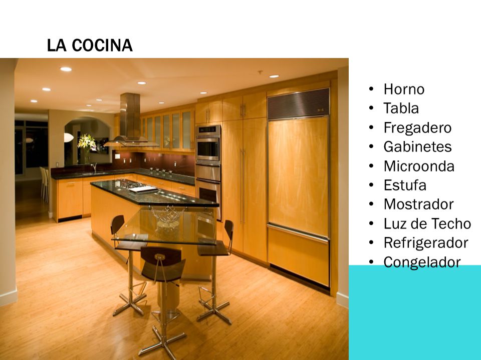 La cocina Horno Tabla Fregadero Gabinetes Microonda Estufa Mostrador