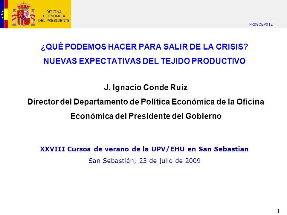 XXVIII Cursos de verano de la UPV/EHU en San Sebastian