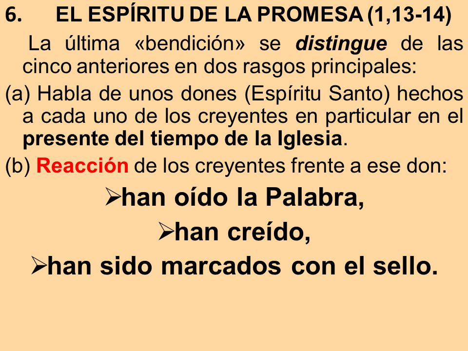 han sido marcados con el sello.