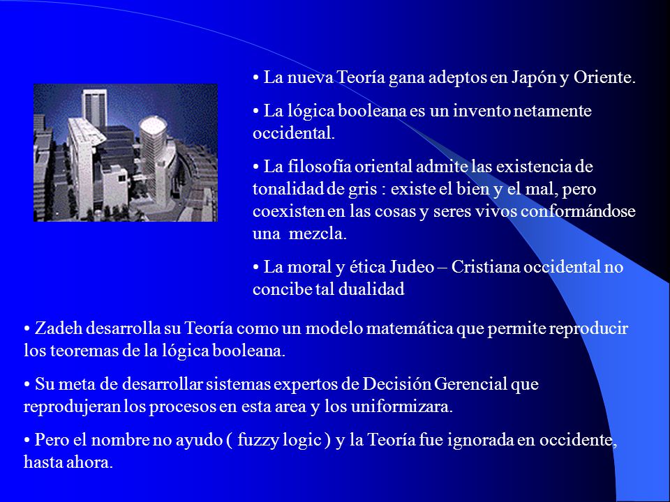 La nueva Teoría gana adeptos en Japón y Oriente.