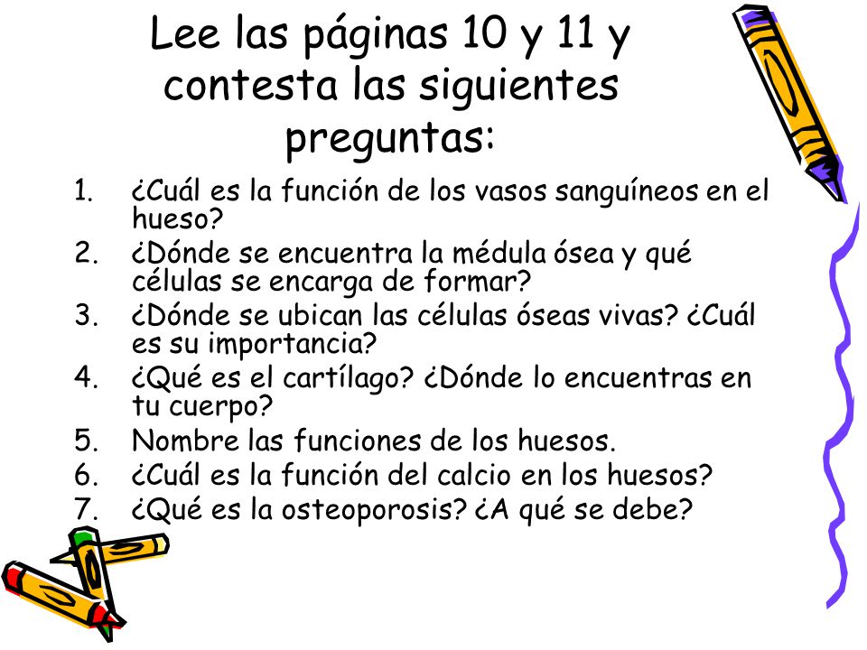 Lee las páginas 10 y 11 y contesta las siguientes preguntas: