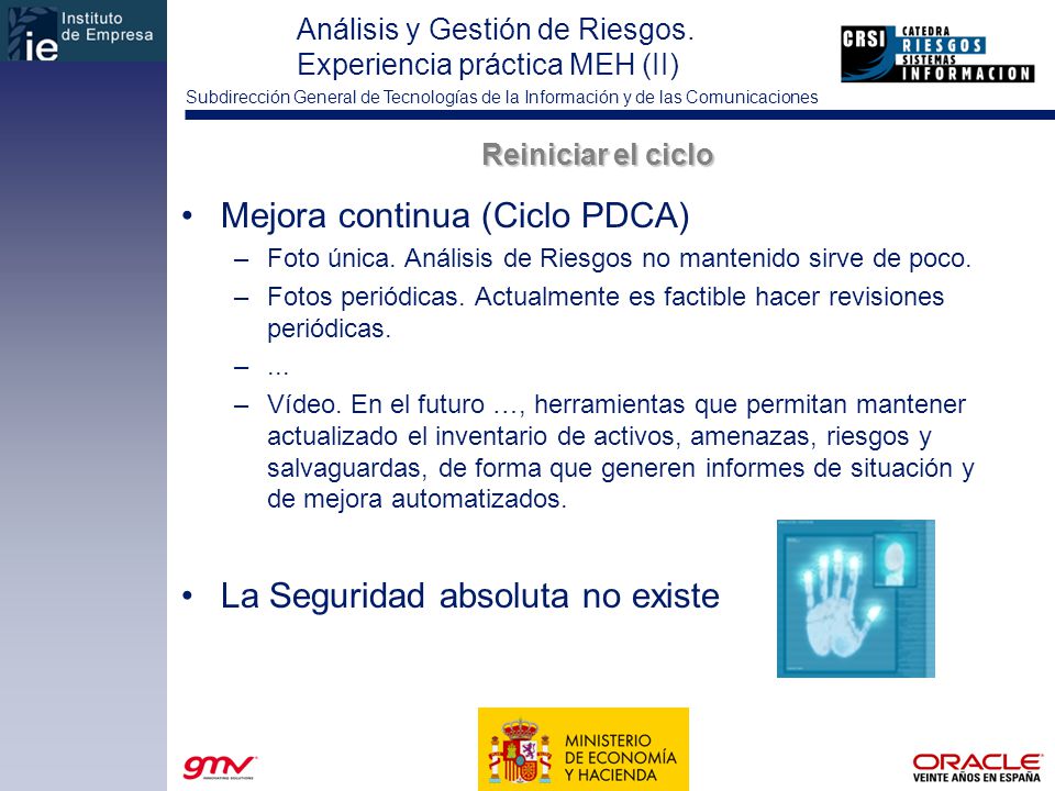 Mejora continua (Ciclo PDCA)