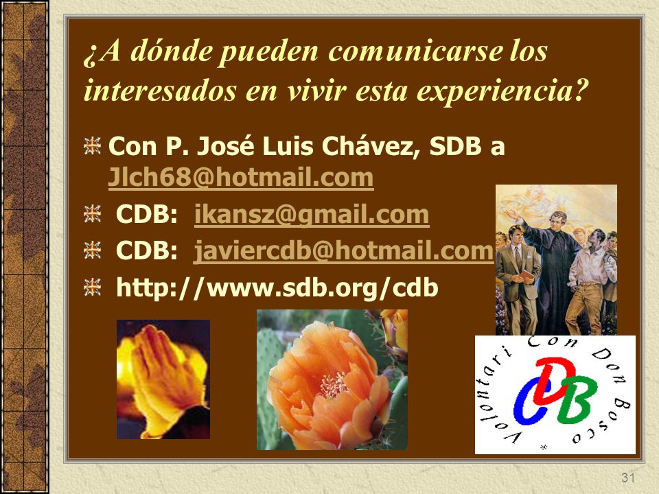 ¿A dónde pueden comunicarse los interesados en vivir esta experiencia