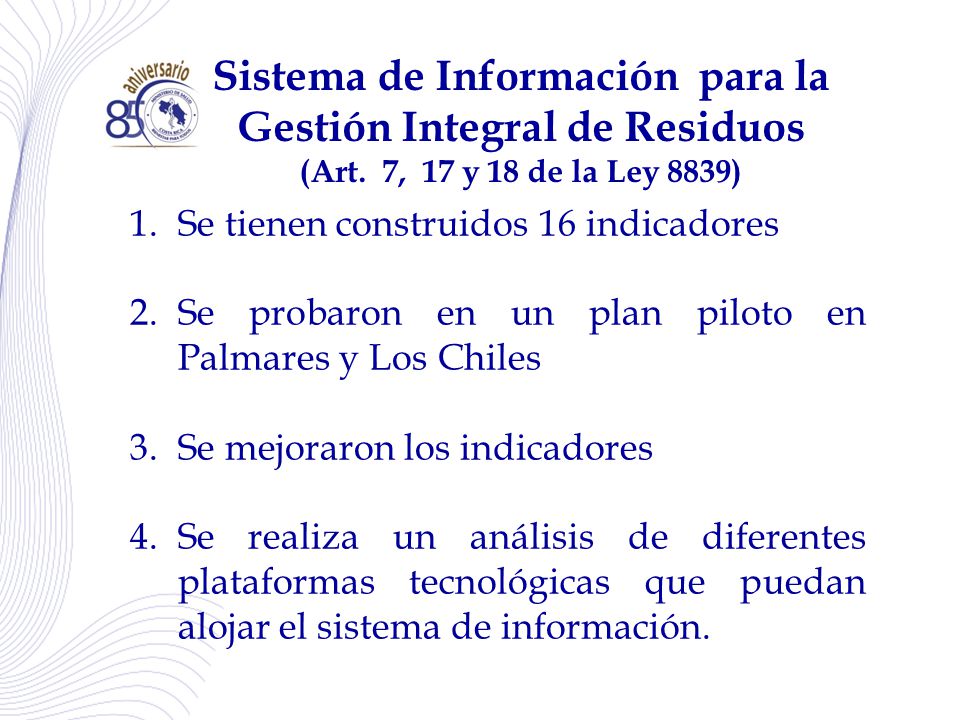 Sistema de Información para la Gestión Integral de Residuos