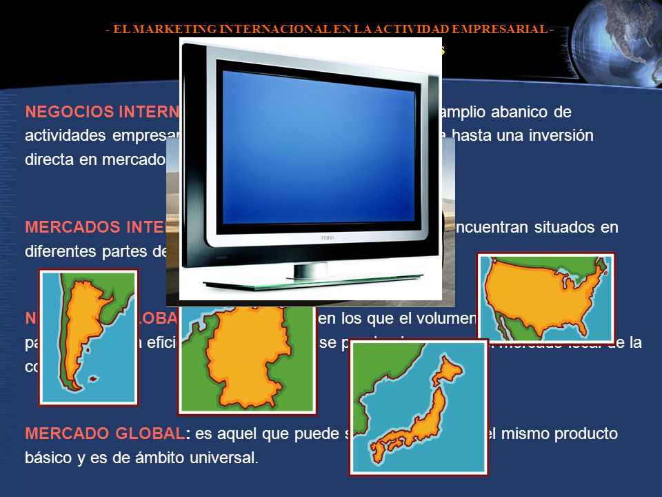 - EL MARKETING INTERNACIONAL EN LA ACTIVIDAD EMPRESARIAL -