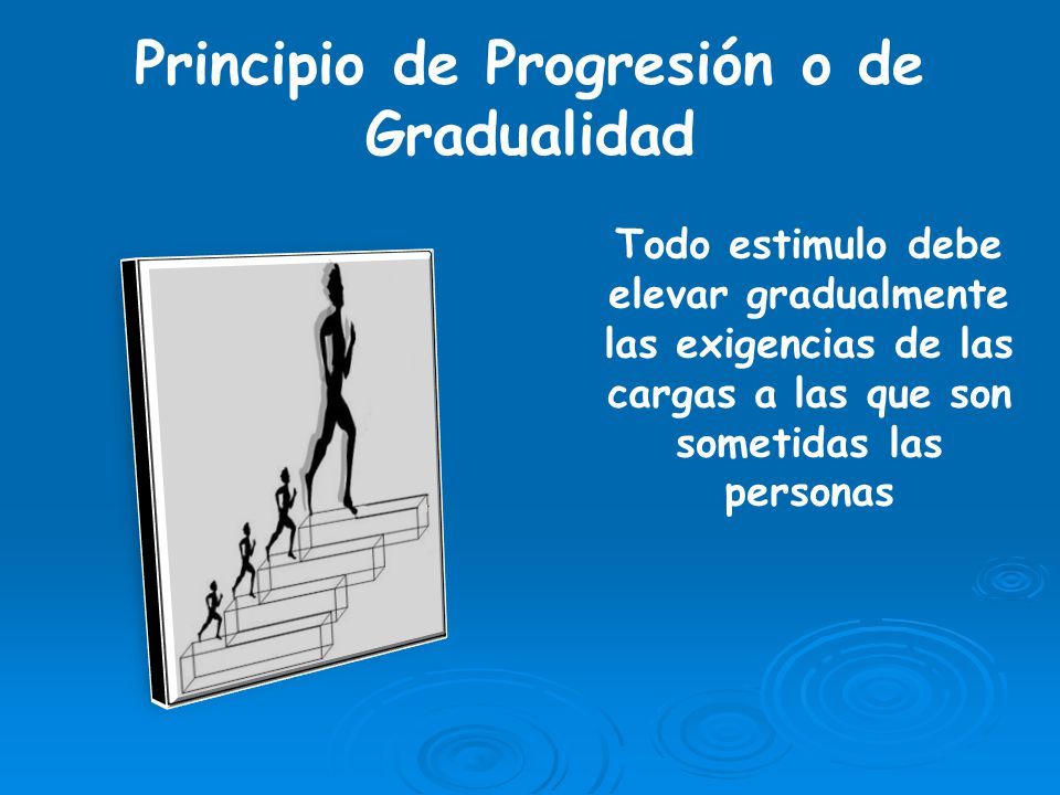 Principio de Progresión o de Gradualidad
