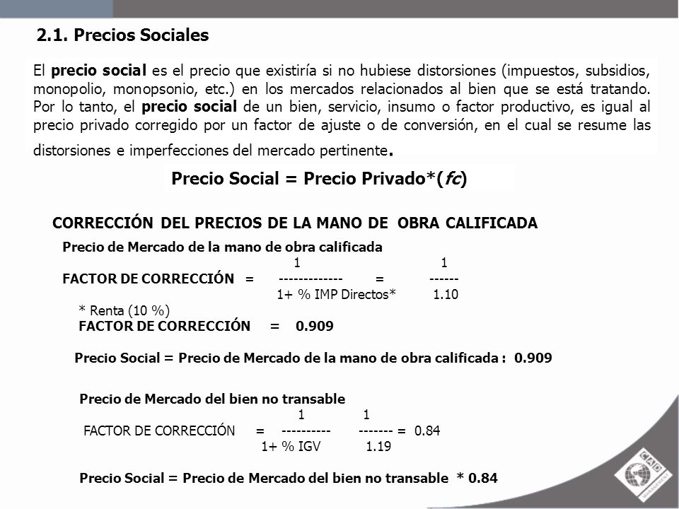 CORRECCIÓN DEL PRECIOS DE LA MANO DE OBRA CALIFICADA