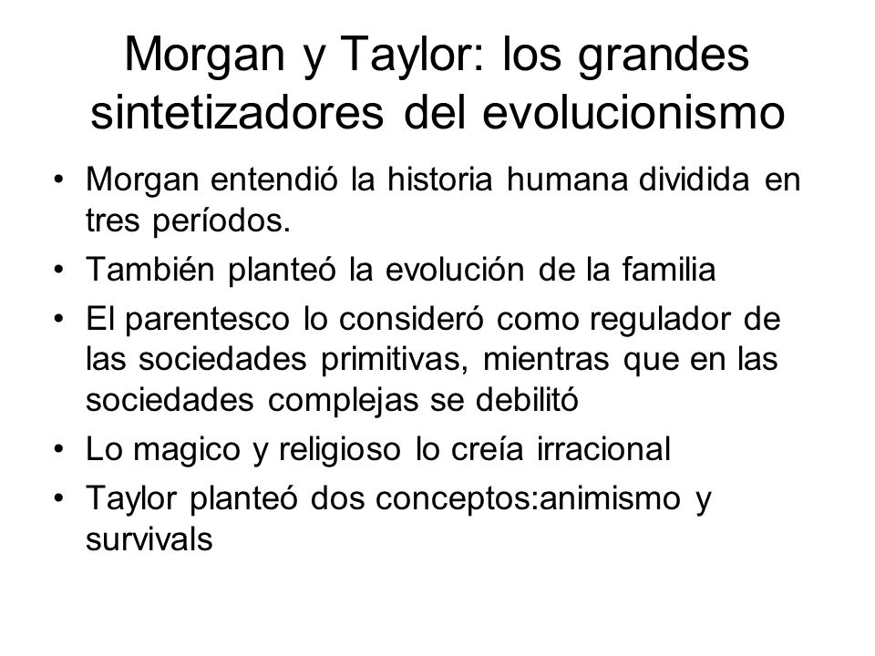Morgan y Taylor: los grandes sintetizadores del evolucionismo