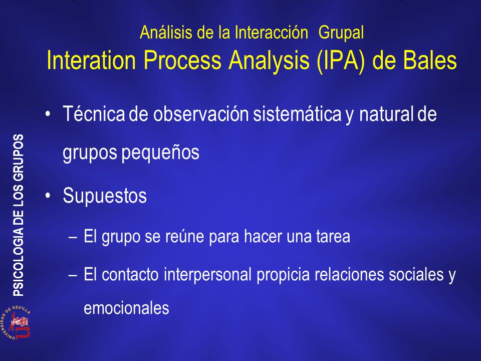 Técnica de observación sistemática y natural de grupos pequeños