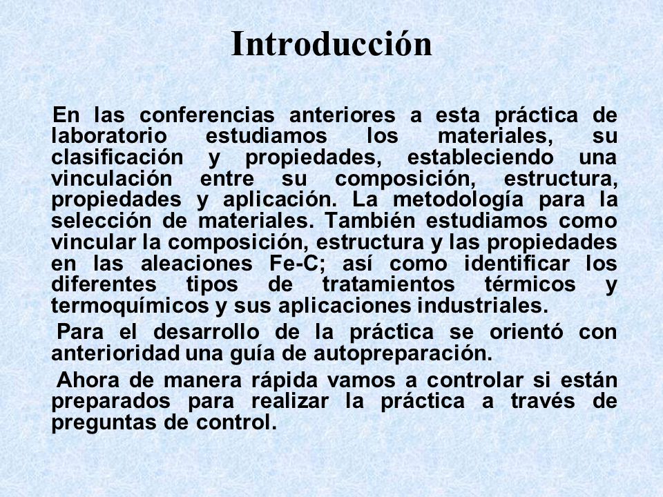 Práctica de Laboratorio # 1 Ingeniería de los Materiales I 