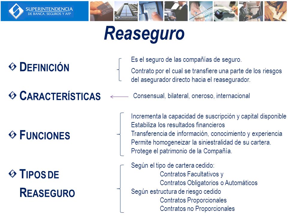 Reaseguro Definición Características Funciones Tipos de
