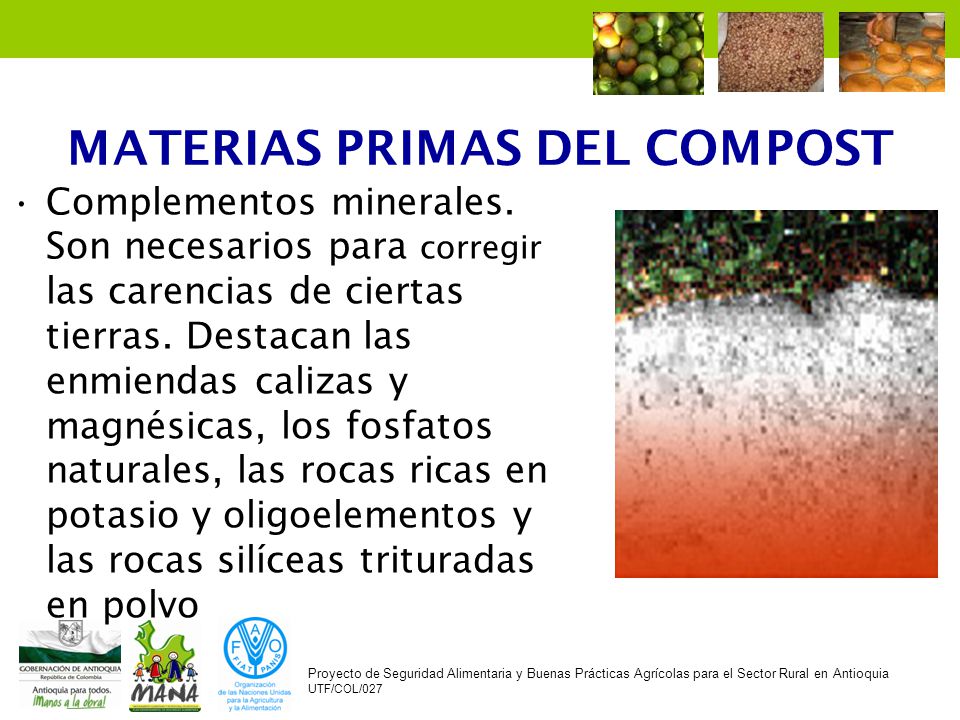 MATERIAS PRIMAS DEL COMPOST