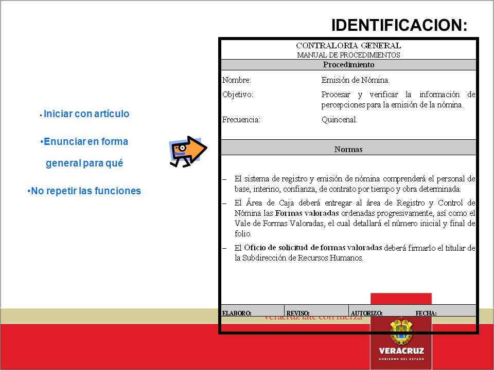 Enunciar en forma general para qué No repetir las funciones