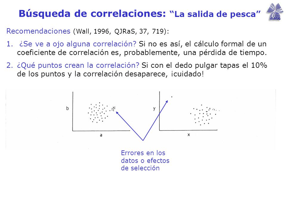 Búsqueda de correlaciones: La salida de pesca