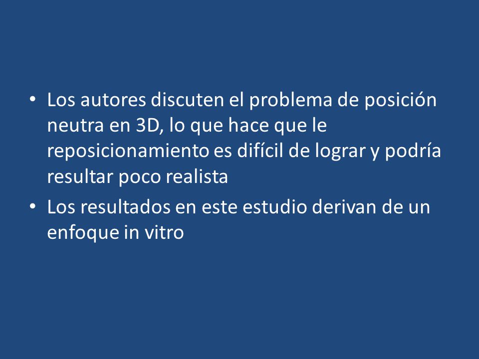 Los autores discuten el problema de posición neutra en 3D, lo que hace que le reposicionamiento es difícil de lograr y podría resultar poco realista